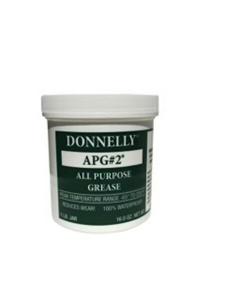 1lb Jar (16oz) Donnelly Apg#2 All Purpose Grease