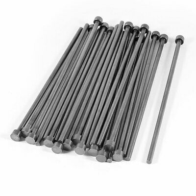 25 Pcs 4mm Diameter Round Tip Steel Straight Hss Ejector Pin