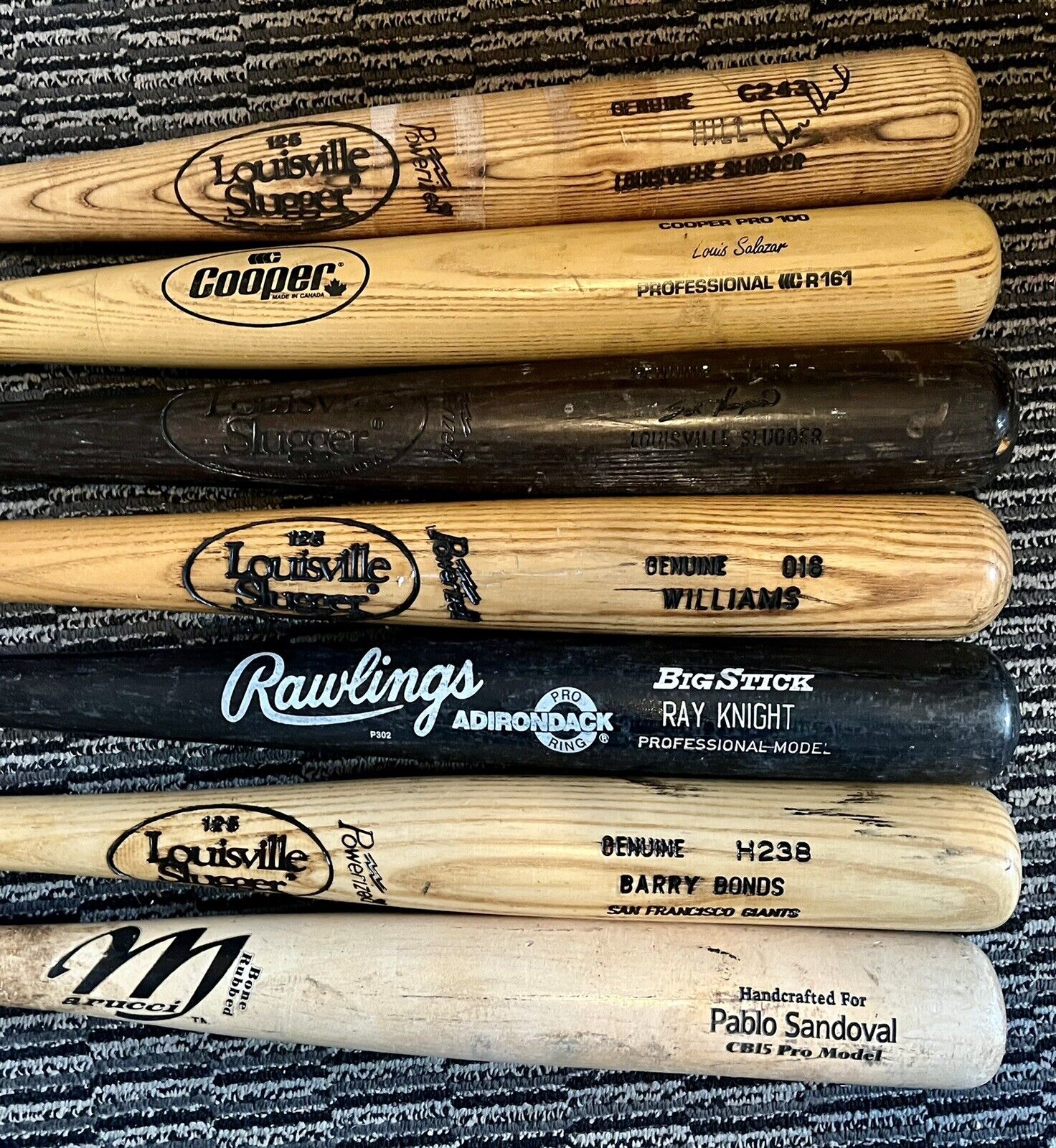 Ray Knight/ivan Dejesus 1988 Rawlings Bat- Tigers, Mets, Reds, Astros, Orioles