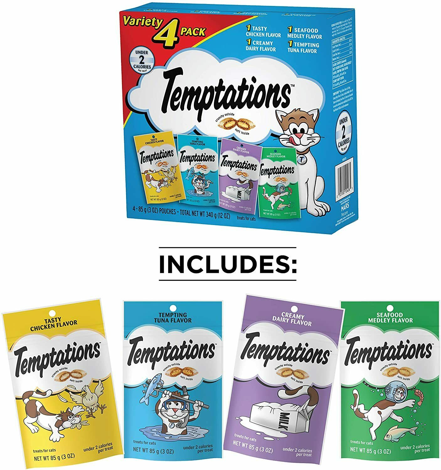 Temptations Cat Treats Variety Packs