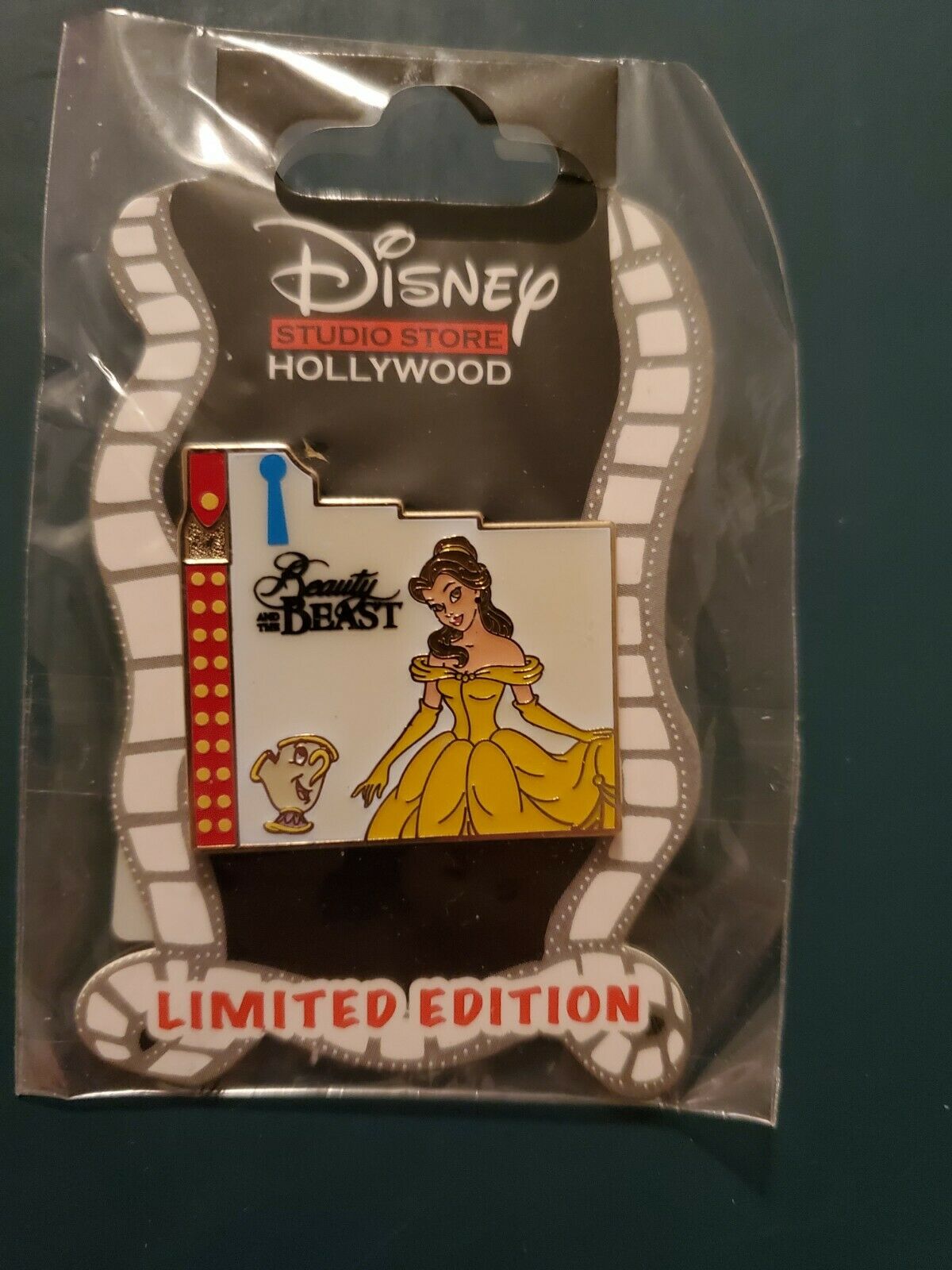 Disney Dssh Princess Puzzle Marquee Piece Beauty Beast Belle & Chip Le 400 Pin