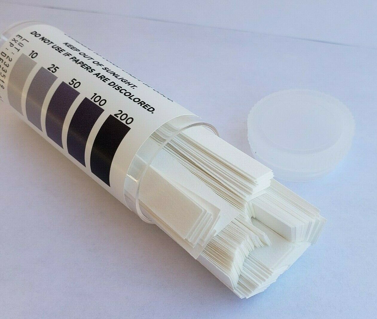 200 Strips * Us Made Restaurant Chlorine Sanitizer Test Paper Sticks 10-200 Ppm