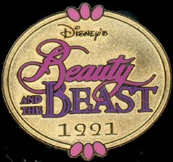 Disney Beauty & The Beast Marquee 1991 Cast Lanyard Series Pin