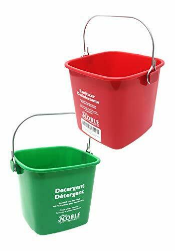 Small Red And Green, Detergent And Sanitizing Bucket - 3 2 Count (pack Of 1)