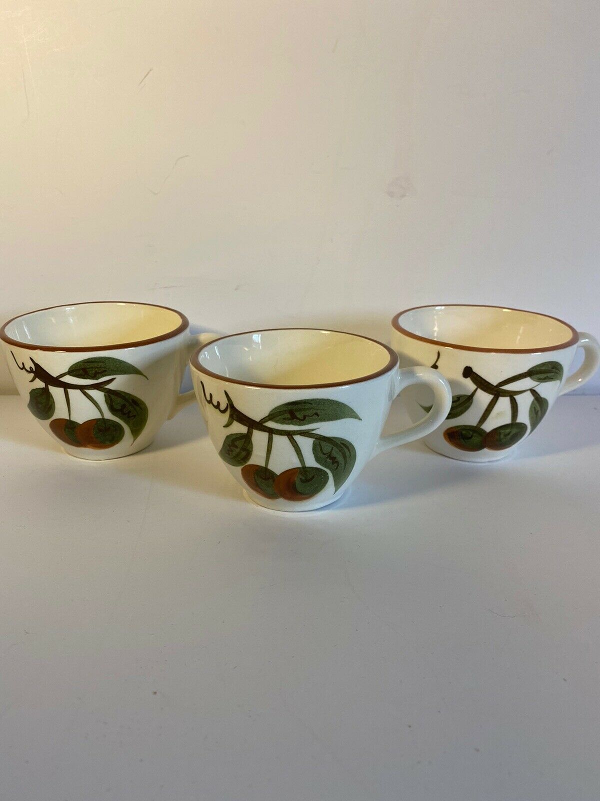 Lot Of 3 Stangl Orchard Song Tea Cups