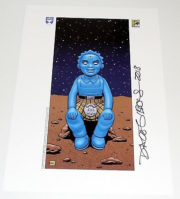 Watchman Parody Sdcc Exclusive Print Signed W/coa By Dave Gibbons 2018