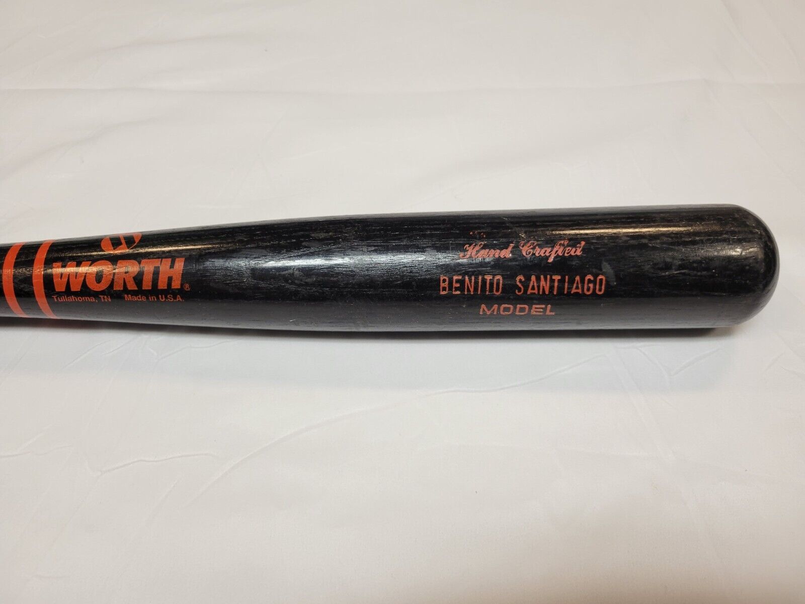 Benito Santiago 1991-94 San Diego Padres Miami Marlins Game Used Bat Worth Wc100