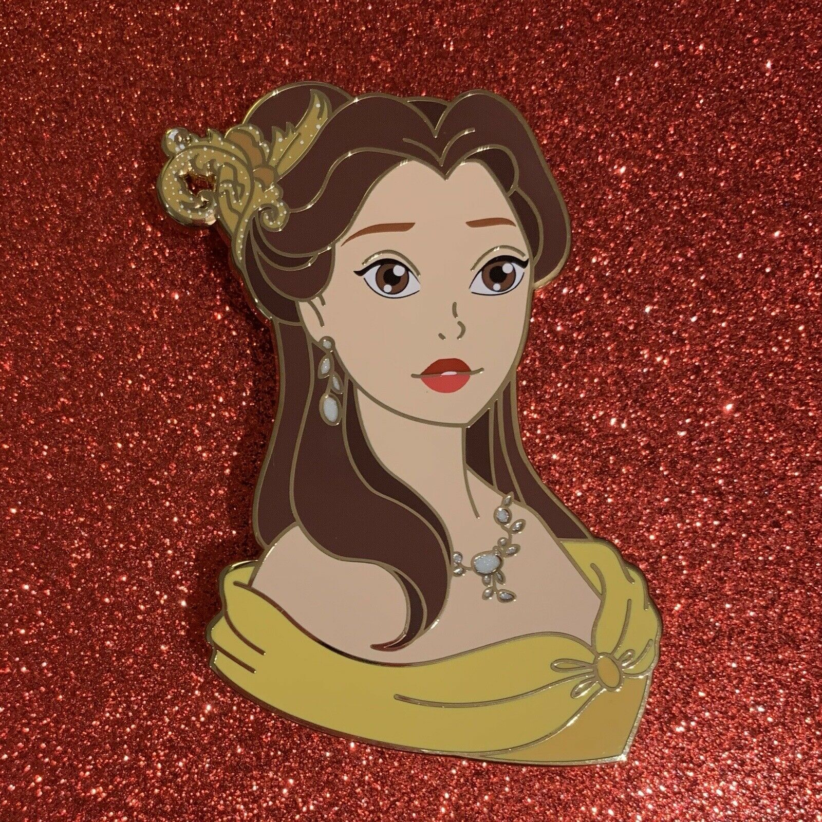 Belle From Disney’s Beauty And The Beast Le 30 Celebrations Series Fantasy Pin