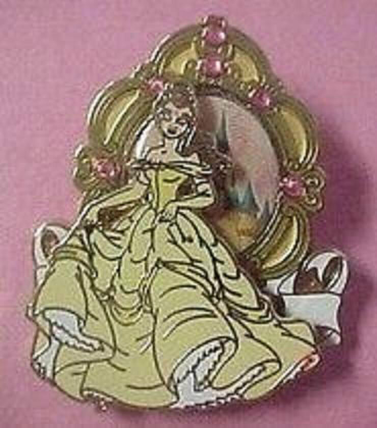 Belle Jeweled Slider Disney Pin