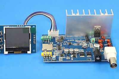 Assembled Fm 5w Pll Fm Stereo Transmitter Max Power 7w Receiver 76m-108mhz + Lcd