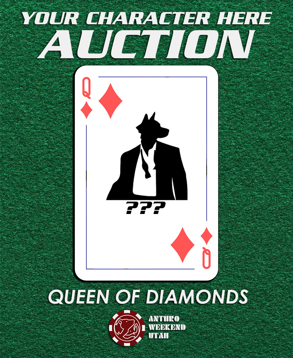 Awu 2023 Card Deck Ych Slot: Queen Of Diamonds