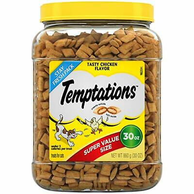 Temptations Classic Crunchy And Soft Cat Treats Tasty Chicken Flavor, 30 Oz Tub