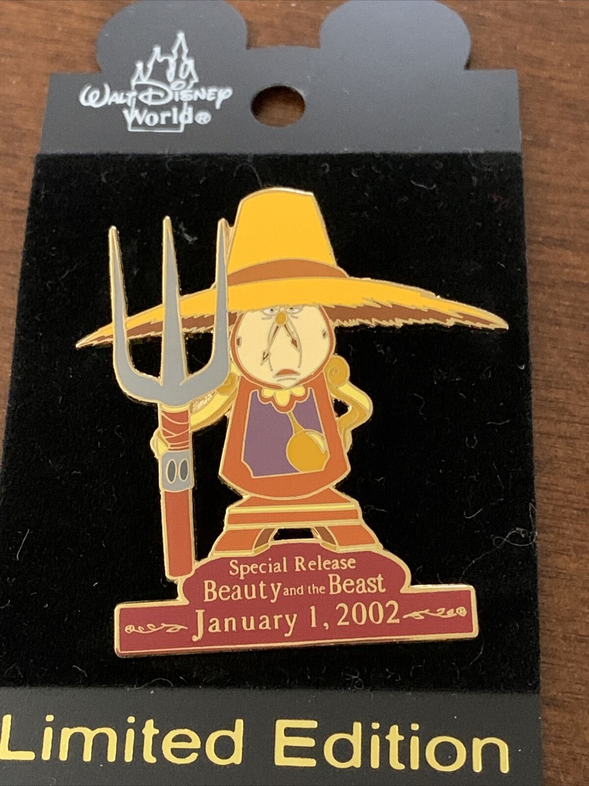 Disney Beauty & The Beast Special Release  Cogsworth Le  Pin